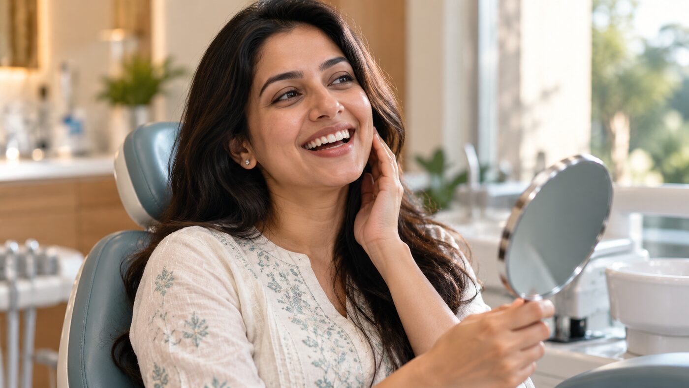 Featured image: Smile Makeover in Mumbai: Treatments, Cost, Timeline and How to Plan Yours Smile makeover consultation at Designer Smiles, Vile Parle East, Mumbai